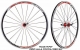 ART. R 51 S -Coppia Ruote Corsa Miche Race M707 per Shimano 9-10 vel. peso coppia 1990gr