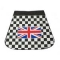 art.131/UK Paraspruzzi a scacchi con bandiera inglese