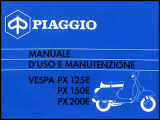 ART.LM15-Manuali uso e manutenzione  Vespa PX(1983)