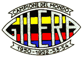 GI 14 ADESIVO GILERA Campione del mondo 1950-52-53-54