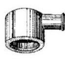 ART.2982 Cappuccio presa alta e bassa tensione mod. 1953