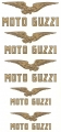 MG05 ADESIVO MOTO GUZZI (FOGLIO COMPLETO CON CINQUE ADESIVI)