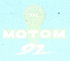 MO04 ADESIVO MOTOM '92