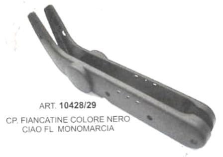 ART.10428/29 COPPIA FIANCATINE COLORE NERO-CIAO FL MONOMARCIA