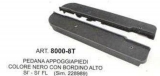 ART.8000-8T  PEDANA APPOGGIAPIEDI COLORE NERO CON BORDINO ALTO SI'-SI 'FL(COPPIA)