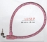 LU 55 P Lucchetto Pitone doppio blindo Trendy  80 cm x 18 mm rosa