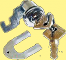 ART. 5651 SERRATURA BAULETTO PORTAOGGETTI LATERALE O POSTERIORE TOOL BOX (LATERAL OR REAR) SECURITY LOCK,