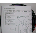 IMPIANTO ELETTRICO MOTO GUZZI GALLETTO 192 AVVIAMENTO PEDALE